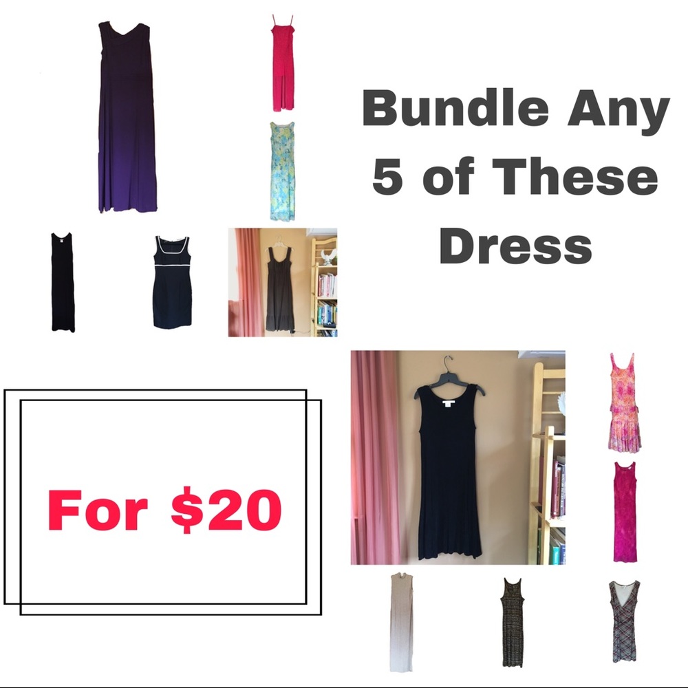 Bundle Of 5 Dresses for $20